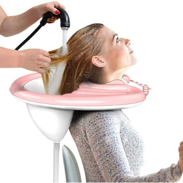 Lavabo inflable para lavar el cabello, cuenco portátil para champú para personas mayores discapacitadas, fregadero portátil para lavar el cabello para mujeres embarazadas