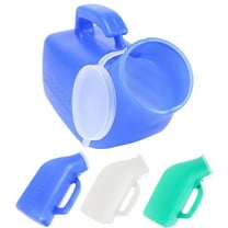 Manunclaims Urinals for Men 1000ML/32oz, Plastic Urine Bottles for Men, Spill Proof Screw Cap Lid, Portable Male Urinals, Urinal Bottle for Car, Elderly & Incontinence
