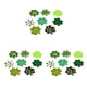 thumbnail image 3 of Moyic St Patricks Day Stickers Green Lightweight Shapes Beautiful Shamrock Pray for the Coming of Luck Glitter Appearance Leaf Type1 NO1, 3 of 6