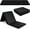 Black, variant on Folding Gymnastics Mat, Thick Tri-Fold Exercise Tumbling Mat w/Carrying Handles, Hook & Loop Fastener, Gym mats for Home Fitness Yoga Aerobics Workouts Martial Arts