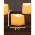 thumbnail image 2 of Homemory 24Pcs Flickering Flameless Candle Battery Operated, 200+Hours Fake Electric LED Tea Lights for Votive, Centerpiece Table Decorations, Wedding, Aniversary, Halloween, Christmas, 2 of 10