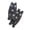 black, variant on Dualoai Ice Cleats 5 Spikes for Footwear Crampons for Running Mountaineering Outdoor black