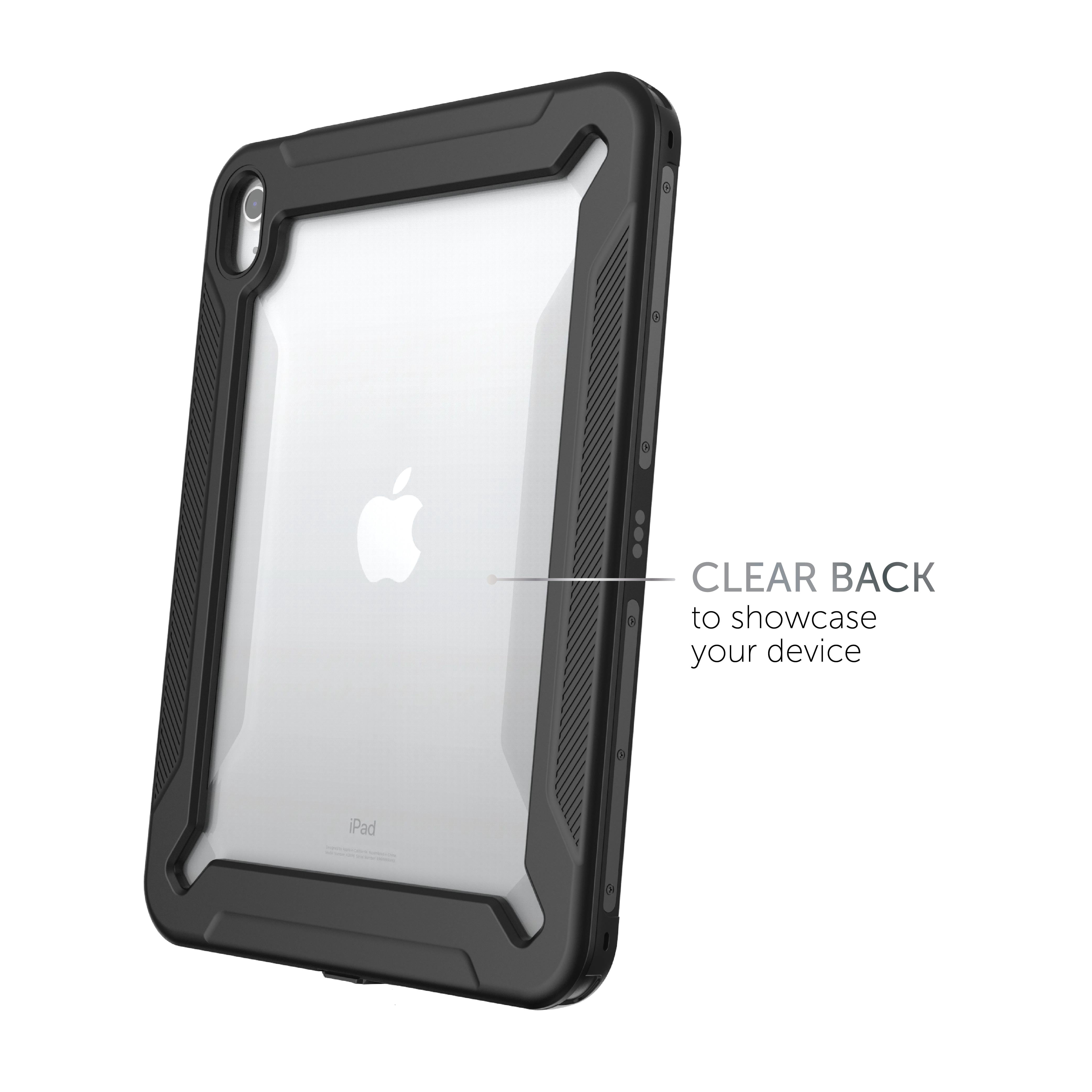 Body Glove Tidal Waterproof Tablet Case for iPad (A16) / iPad (10th generation) - Black/Clear