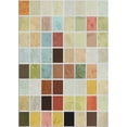 thumbnail image 1 of Ahgly Company Machine Washable Indoor Rectangle Transitional Tan Brown Gold Area Rugs, 8' x 10', 1 of 7