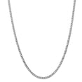thumbnail image 1 of 14K White Gold 3.35mm Semi-Solid Curb Link Chain 16 Inch, 1 of 5
