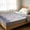 Light Blue-Free Size/LB, variant on Mattress Protector Non Slip Thin Bed Pad Quilted Fitted Mattress Cover Washable Bed Topper Dorm Room Home Bedroom Guest Room Smooth Sleep Bedding Mattress Pad Bedroom Dorm Guest Room Bed Pad Cover