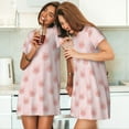 thumbnail image 4 of Naloa Cute Pig Face Print Women Nightgowns,Womens Loungewear,Short Sleeve Sleepwear,Comfy Ladies Nightdress, 4 of 6