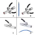 thumbnail image 3 of Eigraketly Acoplador de herramienta de grasa de acero inoxidable desmontable Universal 690Bar anillo de sellado de goma M6/M8/M10/M12 accesorios de boquilla Herramientas eléctricas Tipo 1 Eigraketly TO009188-01, 3 of 6