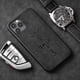 thumbnail image 2 of Funda dura de cuero para iphone, carcasa de marca de lujo estilo hip hop clásico para iphone 13, 12, 11, 14 Pro, 7, 8 Plus, X, XS, XR, MAX, SE MiNi, 6, 6S Fivean unisex, 2 of 2
