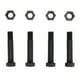 thumbnail image 2 of Pernos de Grillete de Resorte de la Haja del Remolque, 4pcs de Acero Anti-Tensión 9/16in-18 x 3 Pulgadas Pornos de Grasa de Resorte de Hoja para EJES DE 2000 LB 3500 LB, 2 of 7