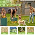 thumbnail image 2 of West Bay 56" Rake for Leaves, 25 Tines Heavy Duty Adjustable Metal Garden Rake Set with Leaf Scoops & Collector Bag, 3-in-1 Leaf Collection Tool for Yard Lawns, 2 of 8