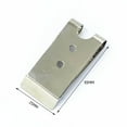 thumbnail image 4 of Clip Metal Con Agujeros Dobles Funda para Cuero DIY (plata), 4 of 9