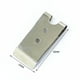 thumbnail image 2 of Clip de metal para cinturón con doble agujero clip para funda para cuero bricolaje plateado, 2 of 6