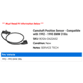 thumbnail image 2 of Camshaft Position Sensor - Compatible with 1992 - 1995 BMW 318is 1993 1994, 2 of 2