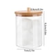 thumbnail image 4 of Hisopo de algodón Juego de cajas de almacenamiento de bolas de algodón | Organizador de plástico con tapa hermética | Tarro pequeño multiusos para baño, cocina, dormitorio | 3 tamaños | Sostiene, 4 of 8