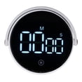 thumbnail image 1 of zhangqiuzhi Desktop Timer Minimalist Round 3 Level Volume Adjustable Digital Countdown with Ultra Clear Display for Sports Kitchen, 1 of 17