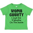 thumbnail image 3 of Inktastic Womb County I just Did 9 Months on the Inside Boys or Girls Toddler T-Shirt, 3 of 5