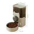 thumbnail image 3 of katior Automatic Replenish Pet Feeder, 1L Capacity Auto Gravity Cage Hanging Food Dispenser Set for Dog and Cat Small Animals, 3 of 6