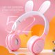 thumbnail image 3 of Auriculares Lindos Para Niños, Auriculares Para Niños Con Diseño De Orejas De Conejo Diadema Ajustable PC Y ABS Para La Escuela Para Dormitorios, 3 of 7