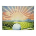 thumbnail image 5 of BCIIG Golf Ball Tee Golf Course Tapestry Wall Hanging Unique Style for Home Decor Art - Living Room Bedroom Apartment Farmhouse Dorm 50x40inch, 5 of 6