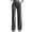 Gray, variant on Women's Velour Dress Pants with Pockets Long Wide Leg Button Closure Suit Trousers Business Casual Pants for Office Daily White