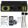 thumbnail image 2 of Bluetooth Car Stereo Audio Multifunctional Single Din Car Stereo MP3 Radio Player Handsfree Calling Aux Input LED Display Car Radio Receiver for Car Auto (Black), 2 of 11