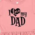 thumbnail image 4 of Inktastic I Love My Dad Girls Toddler Dress, 4 of 5