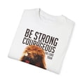 thumbnail image 3 of Inspirational Courageous Christians Faithfulness Saying Motivational Prospering Prayer Statements Line Unisex Garment-Dyed T-shirt, 3 of 4