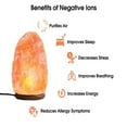 thumbnail image 5 of 7 in Himalayan Salt Lamp with Dimmer Cord - Night Light Natural Crystal Rock Classic Wood Base Authentic, 5 of 8