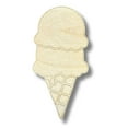 thumbnail image 2 of Unfinished Wood Etched Double Stack Ice Cream Shape 24" / 1/8", 2 of 2