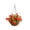 red, variant on Spring Artificial Flower Hanging Basket Hanging Planter Metal Hanging Planter Basket Flower Pot Hanging Basket Decora...