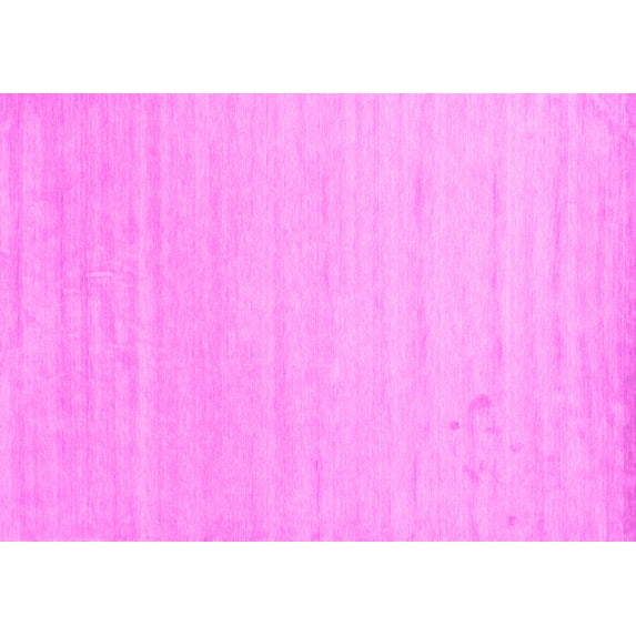 Ahgly Company Indoor Rectangle Solid Pink Modern Area Rugs, 2' x 5'