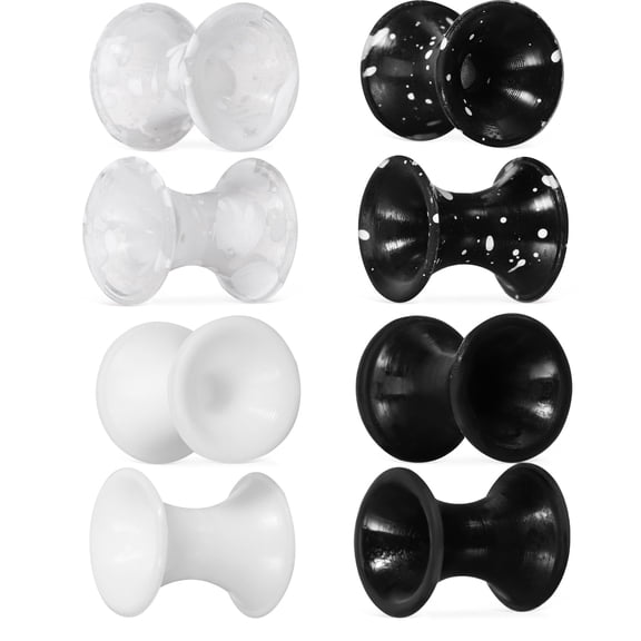 DINHEAROM Silicone Ear Jewelry For Men And Women 8Pcs