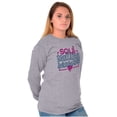 thumbnail image 4 of Soul Mating Season Funny Valentines Women's Long Sleeve T Shirt Brisco Brands S, 4 of 6