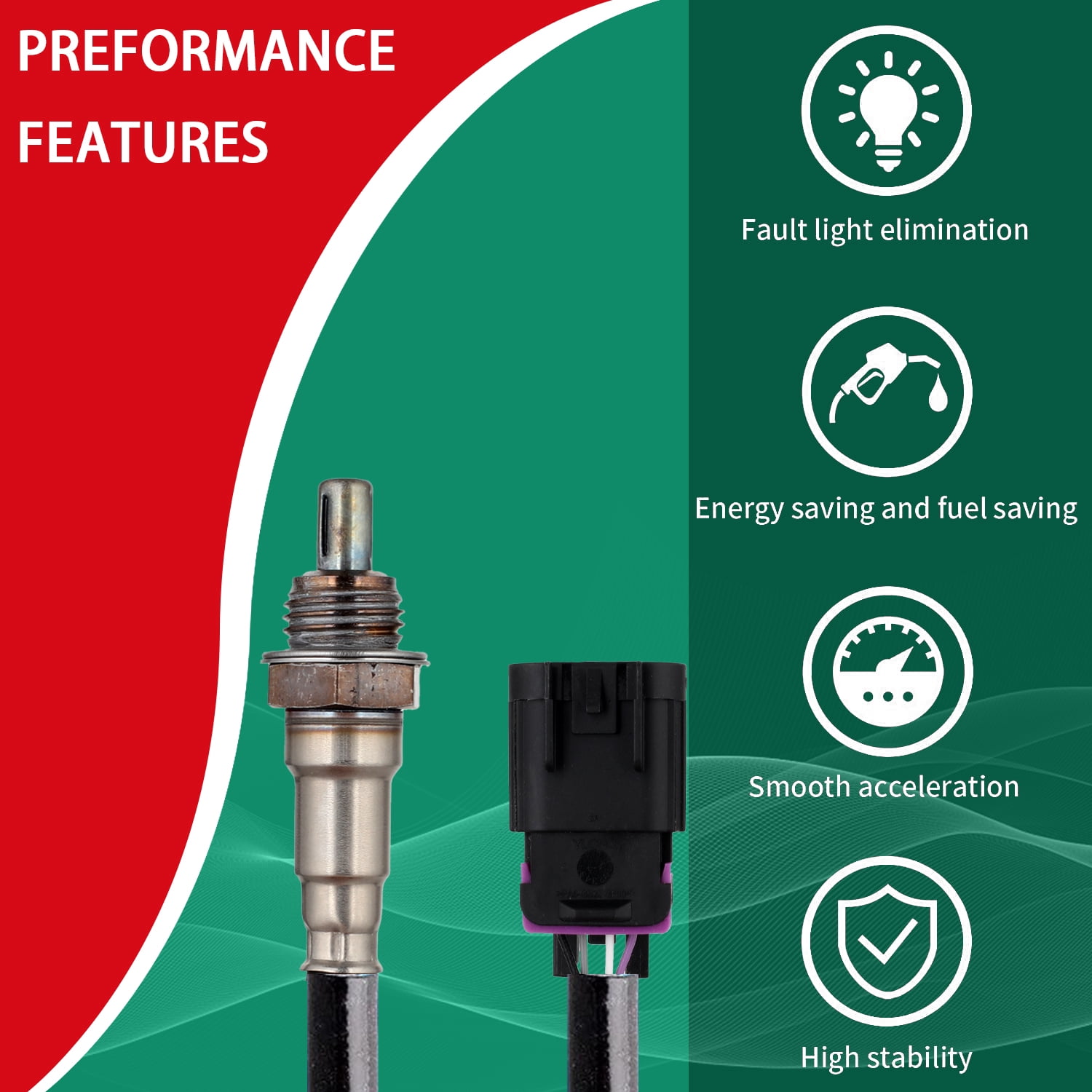 GAZTUO 4016021 OEM Oxygen Sensor O2 Sensor Compatible with Polaris RZR ATV 570 1000 XP XP 4 1000 Turbo Replace 4013979