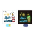 thumbnail image 5 of 2025 Cross-border New Children's Christmas Luminous Tattoo Sticker Face Sticker Snowflake Waterproof Luminous Tattoo Sticker, 5 of 5