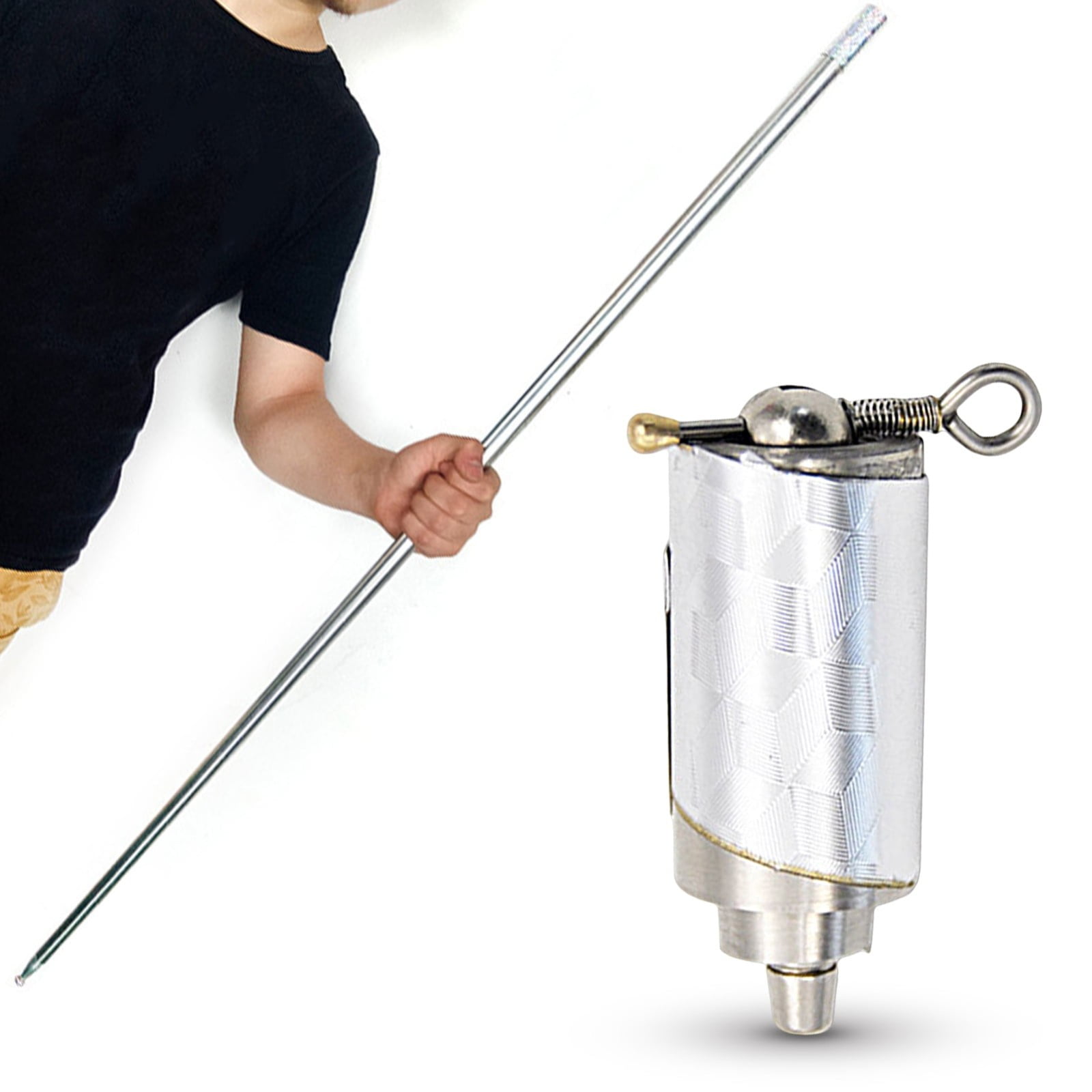 pdqouc Clearance Pocket Staff, Metal Stage Magic Tricks Appearing