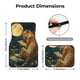 thumbnail image 5 of Balery Leopard Reading Tarot Cards Juego de 4 Alfombrillas para Auto, Revestimientos de Caucho Resistente, Diseño Antideslizante, 5 of 7