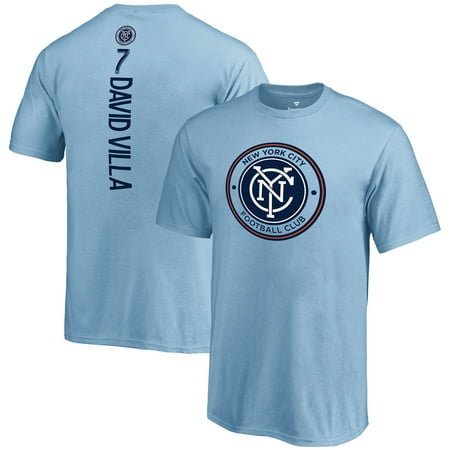 Fc Youth Home Jersey - David Villa New York City FC Fanatics Branded Youth MLS Backer T-Shirt - Blue