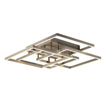 E21518-CHP ET2 Lighting Traverse-112W 1 LED Flush Mount-31 Inches wide by 6 inches high-Champagne Finish