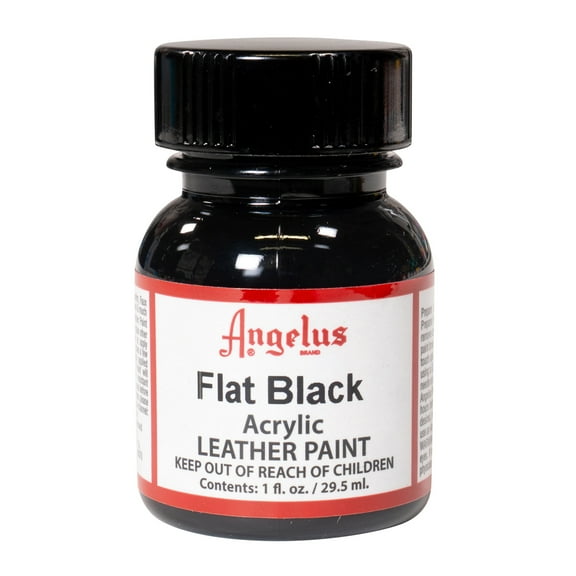 Angelus® Acrylic Leather Paint, 1 oz., Flat Black