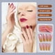 thumbnail image 5 of Vogacara 1 Juego de prensa de punta francesa en las uñas, uñas artificiales extralargas con degradado, Kit de manicura de salón de moda Type3 NO3, 5 of 6