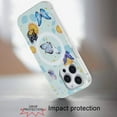 thumbnail image 3 of XPM for Apple iPhone 12 Pro Max Phone Case, Durable Fashion IMD Printed Design TPU Slim Shockproof Protective Case with Stylish Pattern Cover for iPhone 12 Pro Max (Mystic Butterflies), 3 of 6