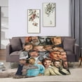 thumbnail image 4 of Blanket Kevin Costner Soft and Comfortable Wool Fleece Throw Blankets Gift for Home Decoration Sofa Office car Camping Yoga Travel Home Decoration Cozy Plush Beach, 4 of 6