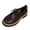 Brown_012, variant on Domuza Women's Chunky Platform Lace Up Oxford Shoes, Faux Leather Lug Sole Casual Dress Shoes, Comfort Non-Slip Preppy Style Loafers for Office Daily Commuting Wear Brown 5.5(EU-36)