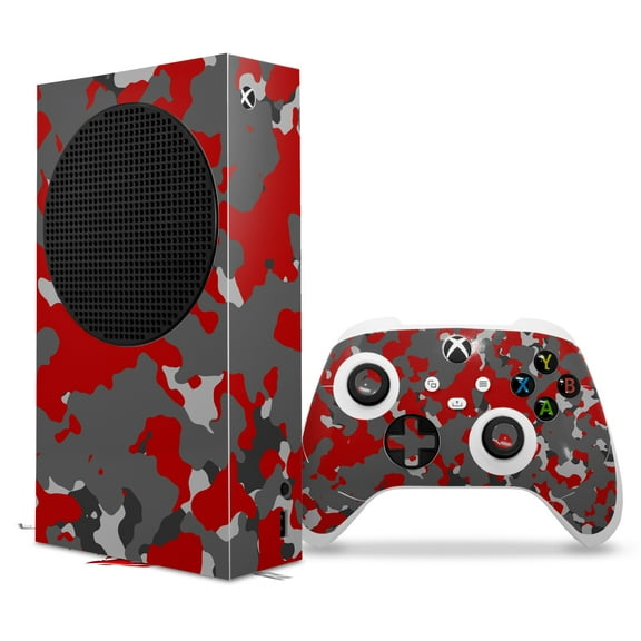 WraptorSkinz Skin Wrap compatible with the 2020 XBOX Series S Console and Controller WraptorCamo Old School Camouflage Camo Red (XBOX NOT INCLUDED)