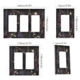 thumbnail image 2 of Yayeee Rocker Switch Wall Plate 1-Gang 4.6"x2.9" Home Decorative Outlet Cover, Dark Gothic Floral, 2 of 6