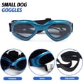 thumbnail image 2 of UOSIA 2 Pcs Pet Sunglasses and Helmet Set Dog Bicycle Helmet with Ear Holes,M,Blue, 2 of 6