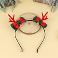 thumbnail image 2 of Sunloudy Navidad Lentejuelas Astas Diadema Dibujos animados Reno Campana Arco Aros para el cabello para Año Nuevo Halloween Sunloudy  Christmas Sequin Antlers Headband, 2 of 9