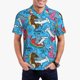 thumbnail image 1 of Fotbe Sharks Summer Camiseta Polo de Golf para Hombre con Estampado – Camisa Deportiva Transpirable con Cuello Abotonado-Large, 1 of 6